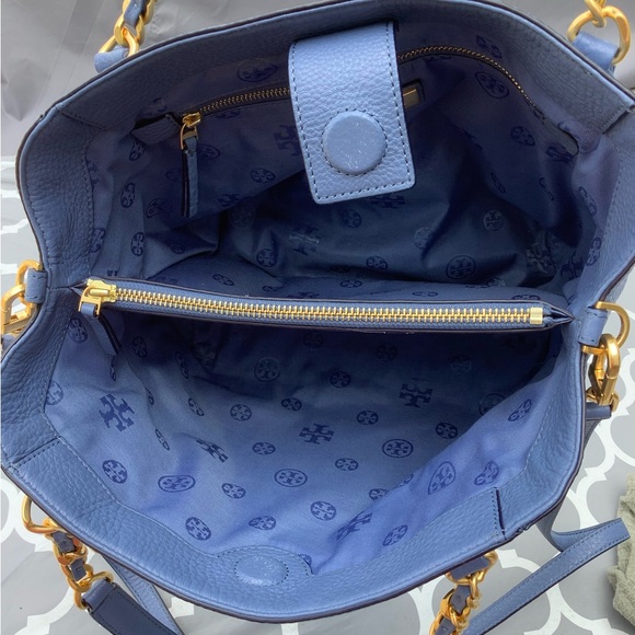 COPY - Tori Burch blue handbag - Picture 2 of 3